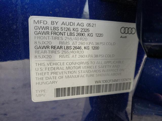 AUDI Q3 PREMIUM 2021