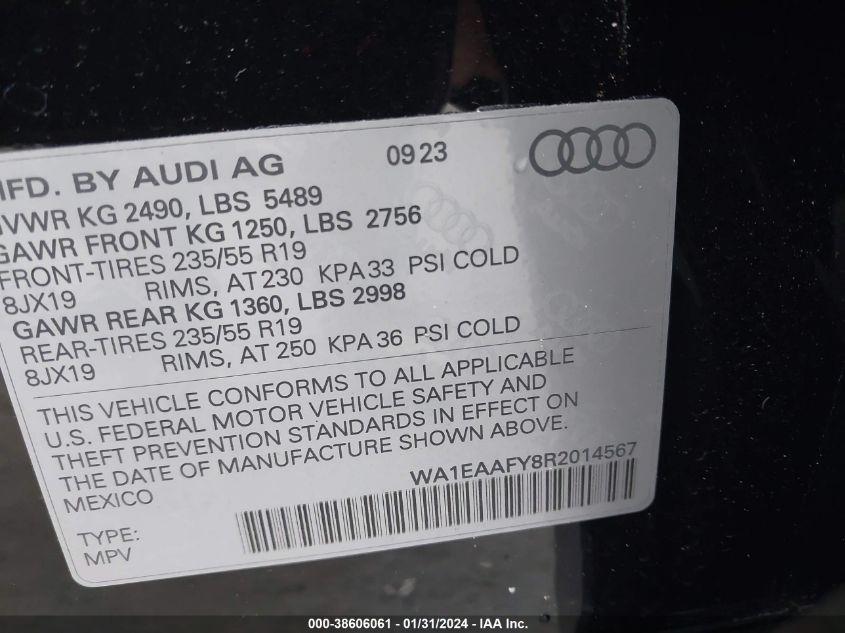 AUDI Q5 PREMIUM PLUS 45 TFSI S LINE QUATTRO 2024