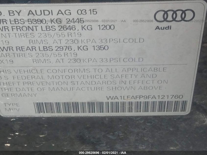 AUDI Q5 PREMIUM PLUS 2015