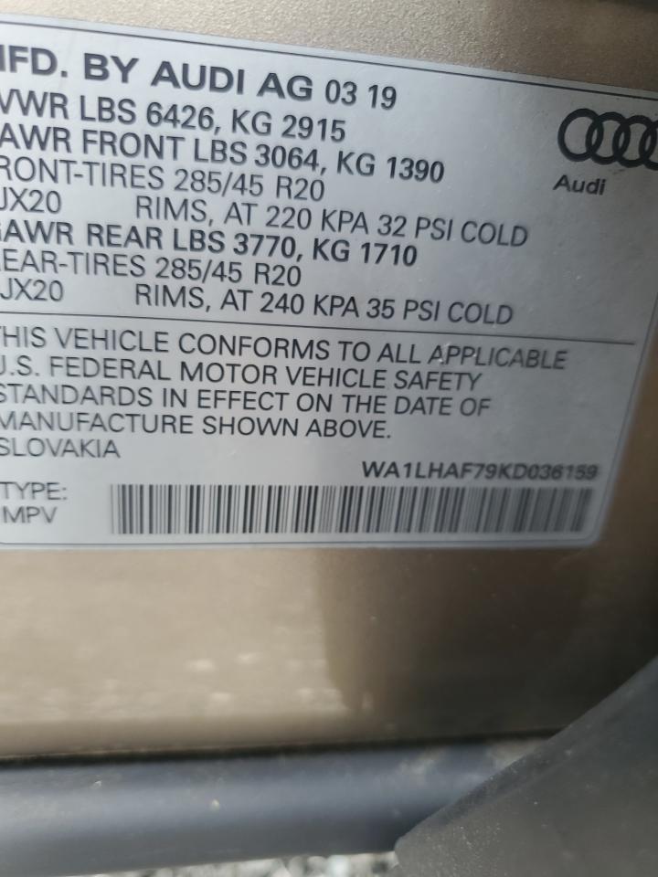 AUDI Q7 PREMIUM 2019