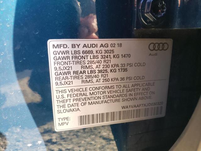 AUDI Q7 PRESTIG 2018