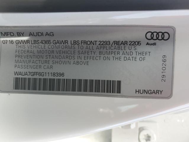 AUDI A3 PREMIUM 2016