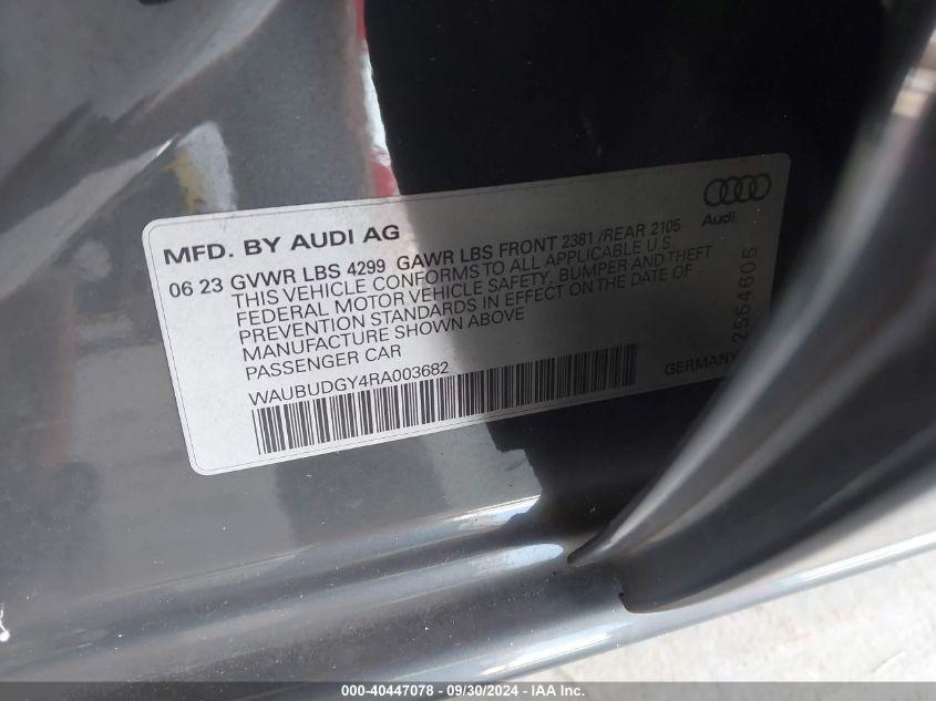 AUDI A3 PREMIUM PLUS 40 TFSI FRONT-WHEEL DRIVE S TRONIC 2024