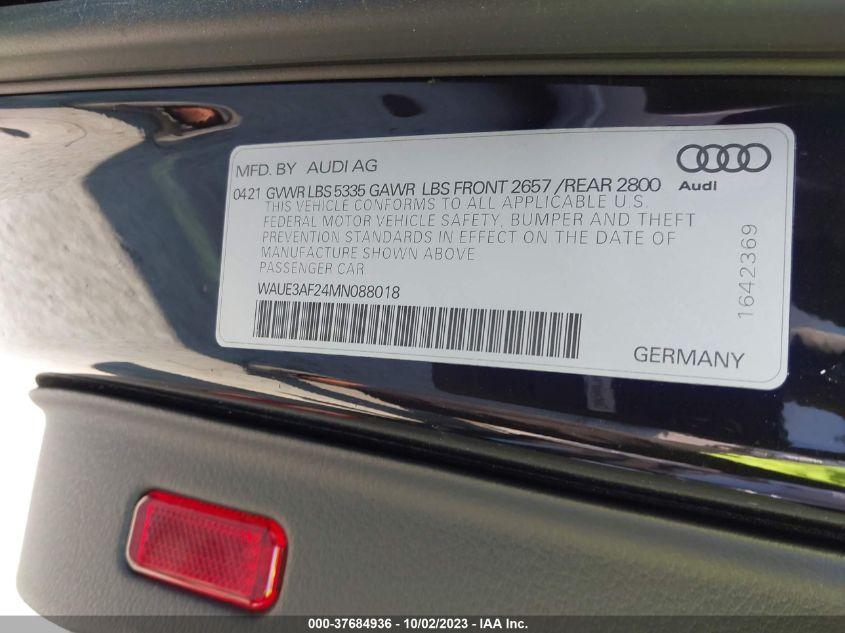 AUDI A6 PREMIUM PLUS 2021