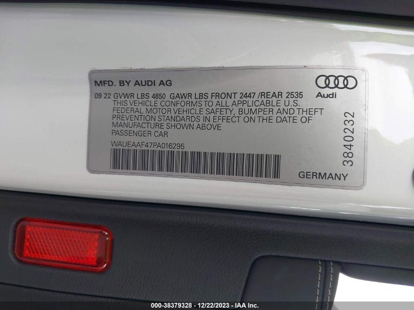 AUDI A4 PREMIUM PLUS 45 TFSI S LINE QUATTRO S TRONIC 2023