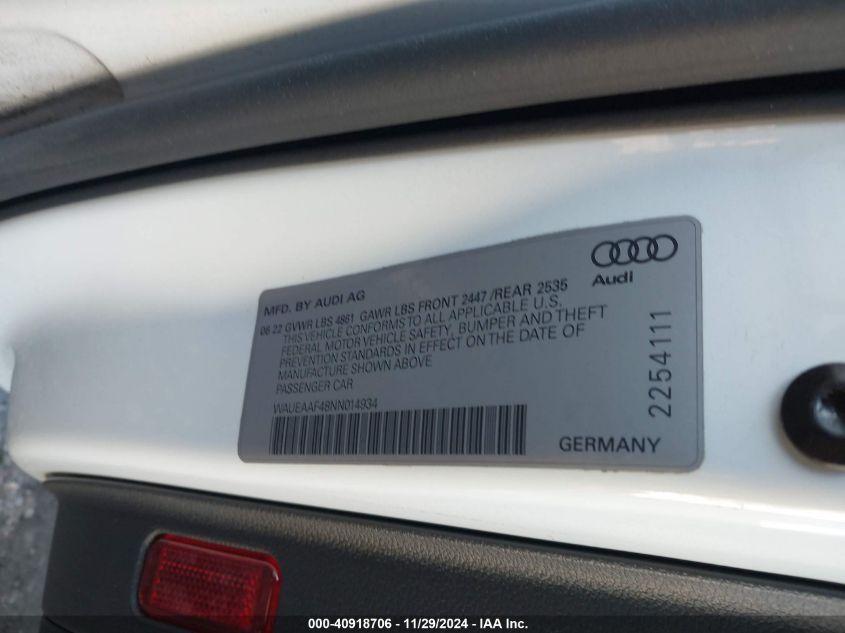 AUDI A4 PREMIUM PLUS 45 2022