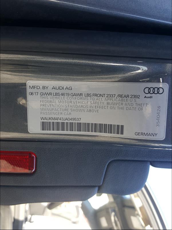 AUDI A4 PREMIUM 2018