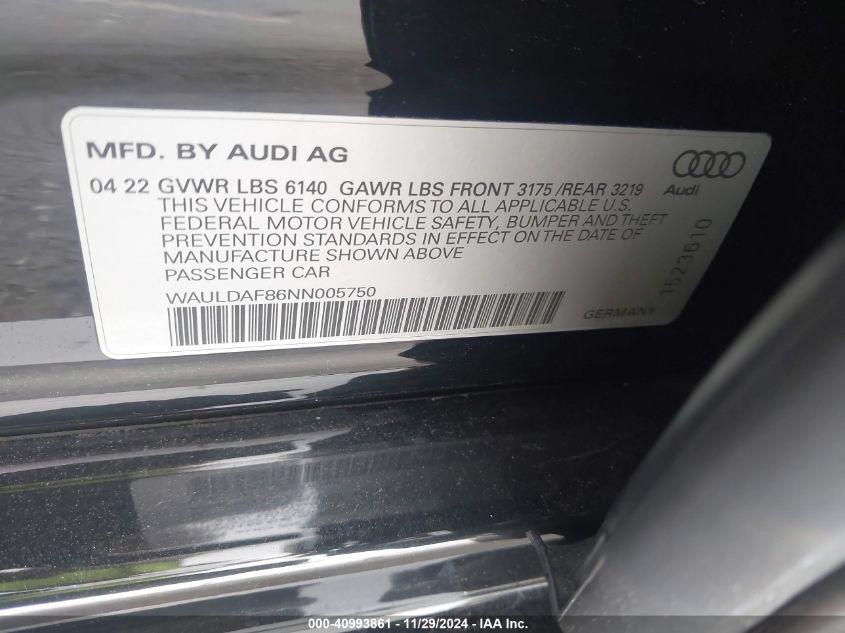 AUDI A8 L 55 TFSI QUATTRO TIPTRONIC 2022