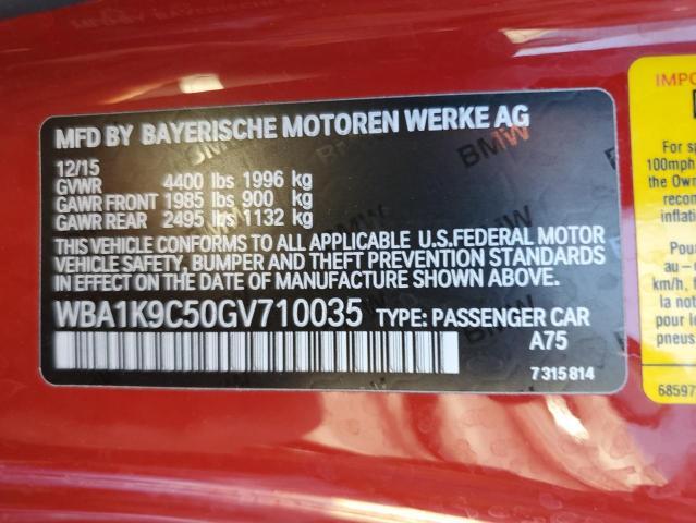 BMW 2 SERIES 228 I SULE 2016