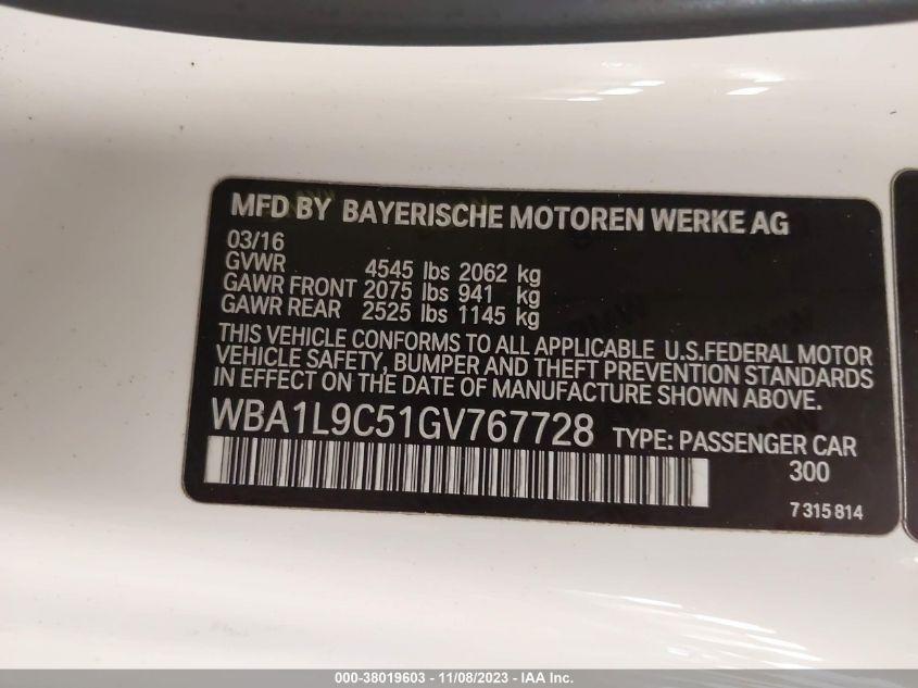 BMW 228I XDRIVE 2016