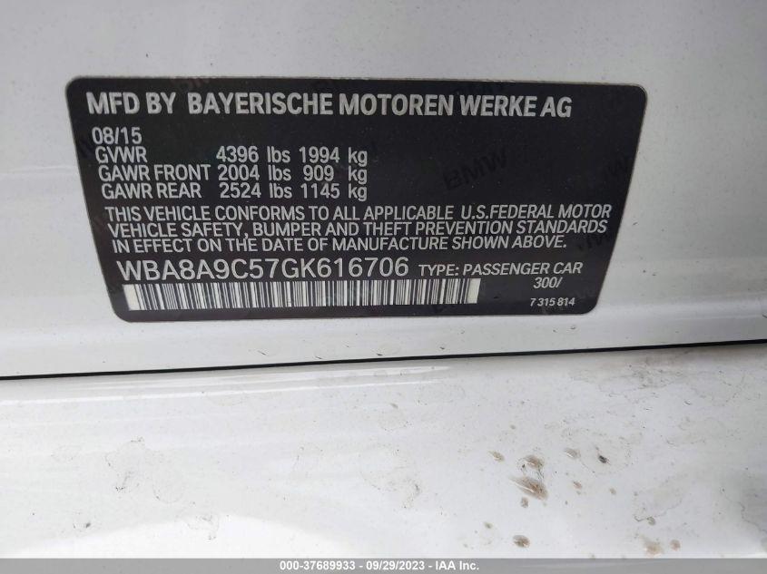 BMW 3 SERIES 320I 2016