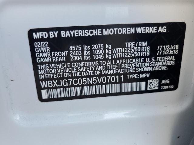 BMW X1 SDRIVE2 2022