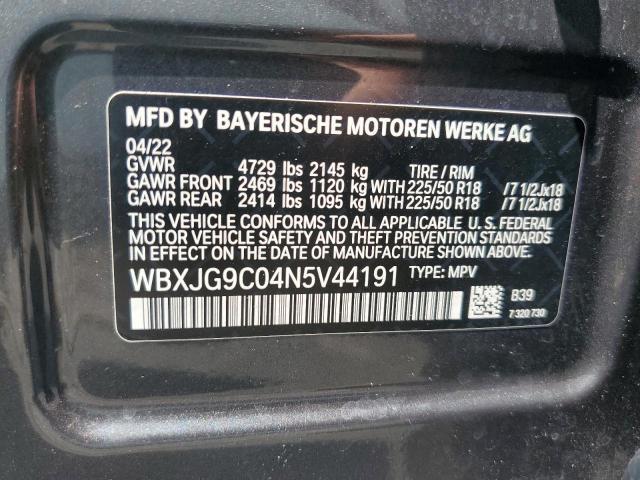 BMW X1 XDRIVE2 2022