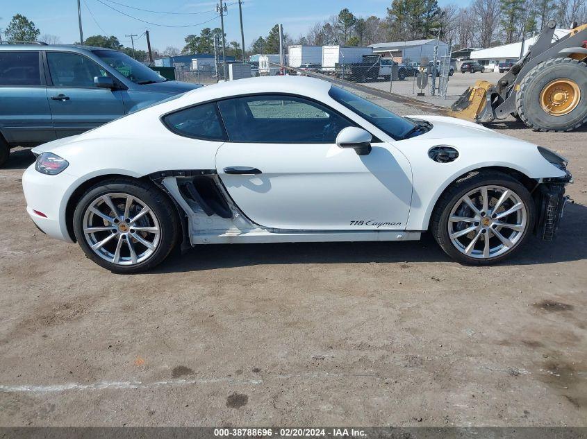 PORSCHE 718 CAYMAN   2018